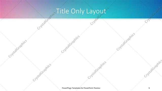 Title Only presentation slide layout