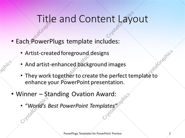 PowerPoint Template - Print Slide