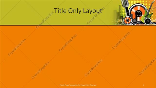 Title Only presentation slide layout
