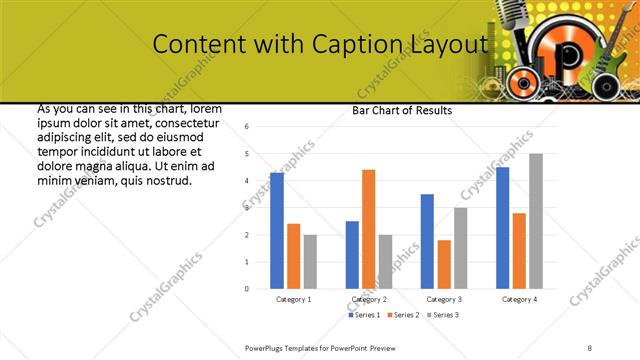 Content with Caption presentation slide layout