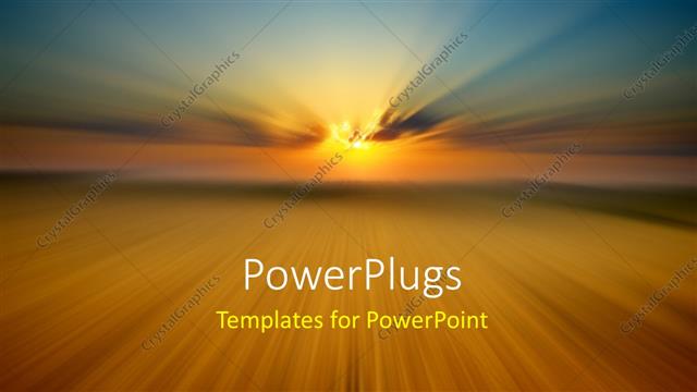  Presentation with blur - Abstract nature background with radial blur effect