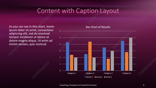 Content with Caption presentation slide layout