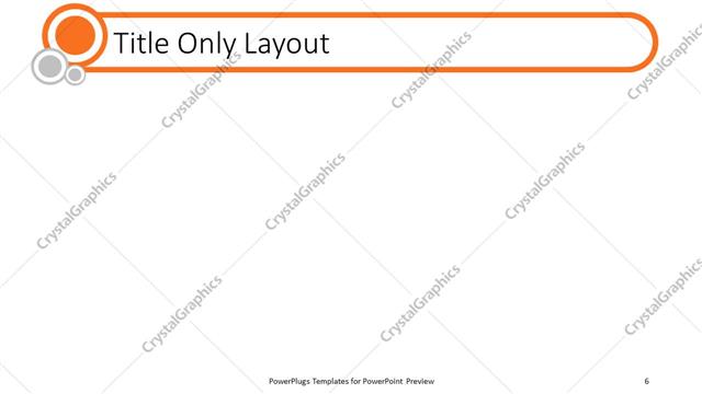 Title Only presentation slide layout