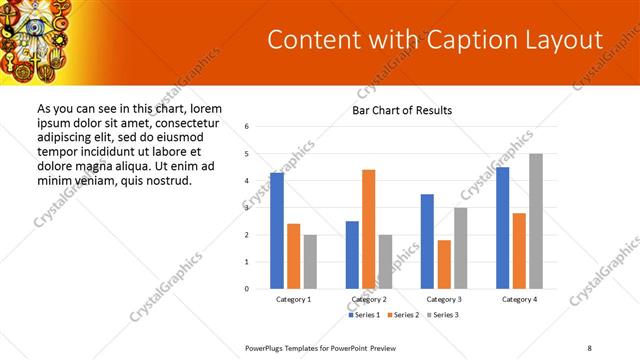 Content with Caption presentation slide layout