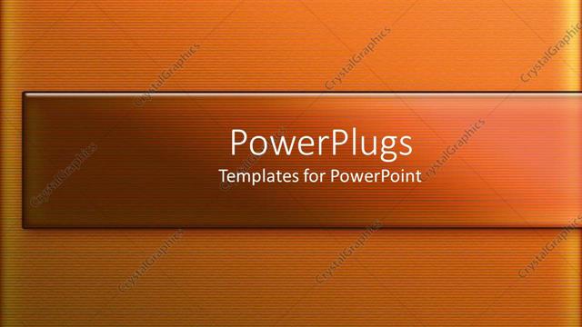  Presentation with orange abstract - Abstract pattern of horizontal lines of black orange and brown