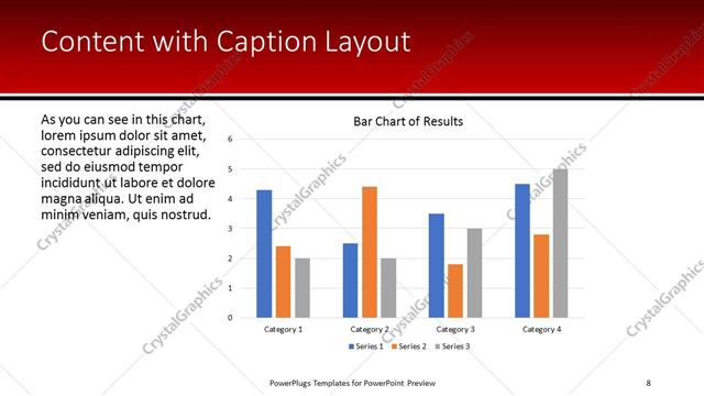 Content with Caption presentation slide layout