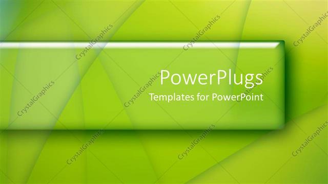  Presentation with green waves - Abstract plane solid green background with waves line waves