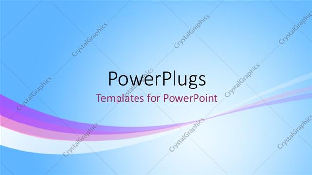  Presentation with blue line - Abstract rainbow wave line on a blue background