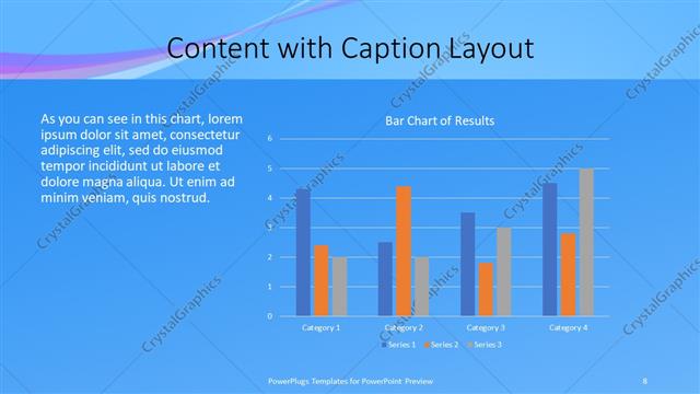 Content with Caption presentation slide layout