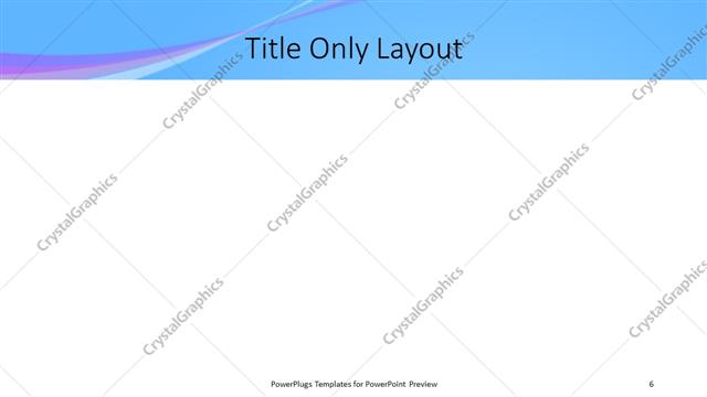 Title Only presentation slide layout
