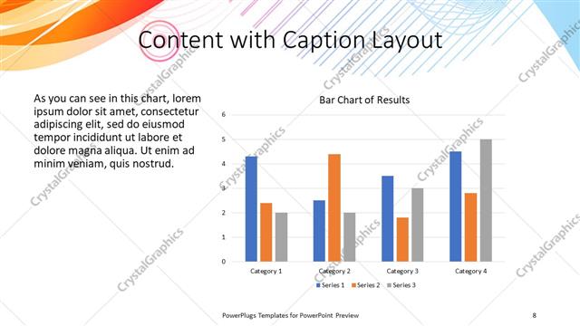 Content with Caption presentation slide layout