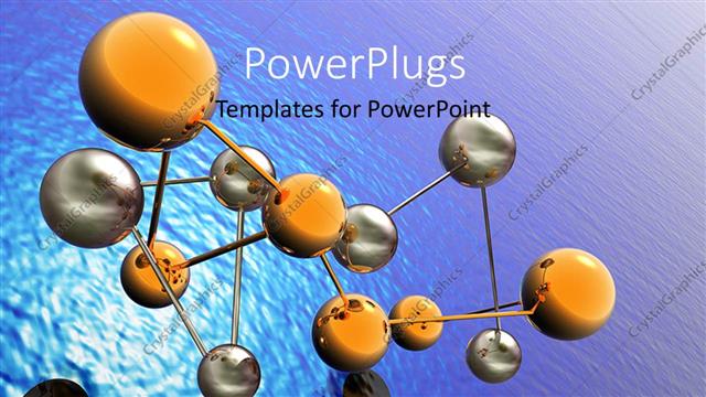  Presentation with connection - A number of compounds with water in background