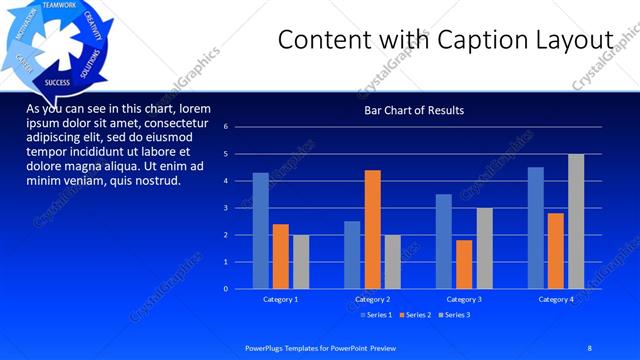 Content with Caption presentation slide layout