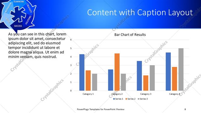 Content with Caption presentation slide layout