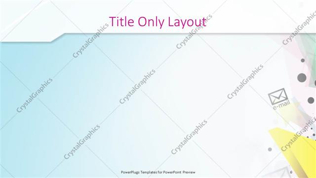 Title Only presentation slide layout