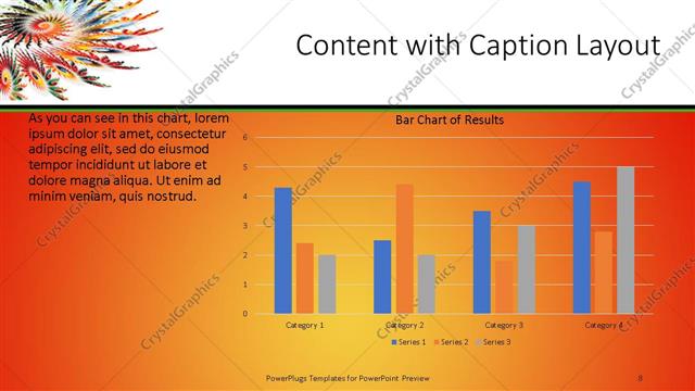 Content with Caption presentation slide layout