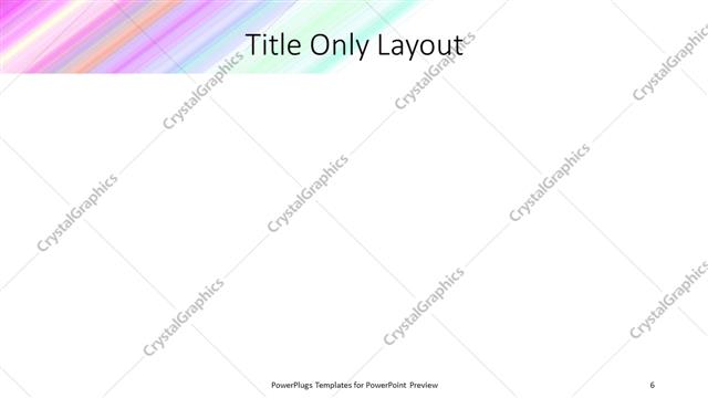 Title Only presentation slide layout