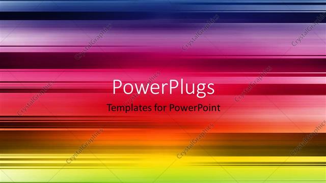  Presentation with rainbow - Abstract stripes in rainbow colors with interspersed dark spaces