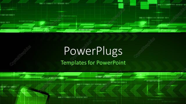  Presentation with tech design abstract technology - Abstract technology design with arrows and angled blocks