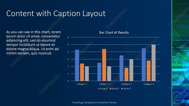 Content with Caption presentation slide layout