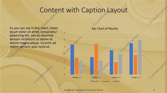 Content with Caption presentation slide layout