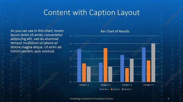Content with Caption presentation slide layout