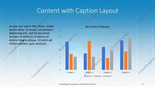 Content with Caption presentation slide layout