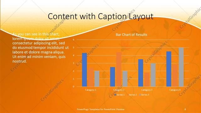 Content with Caption presentation slide layout