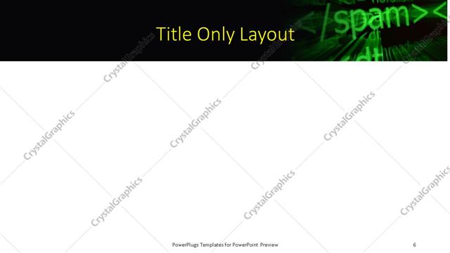 Title Only presentation slide layout