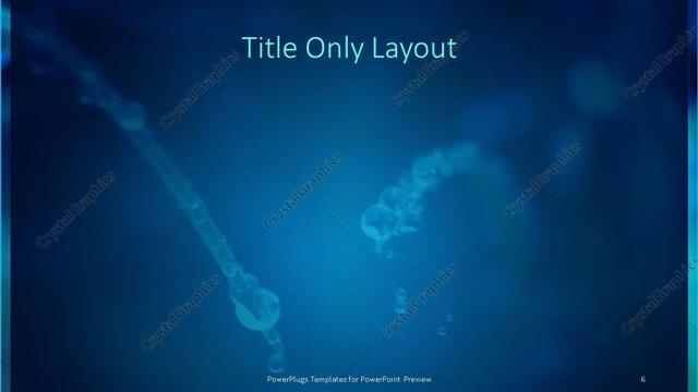 Title Only presentation slide layout