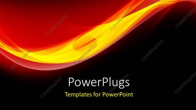  Presentation with elegant - Abstract waves