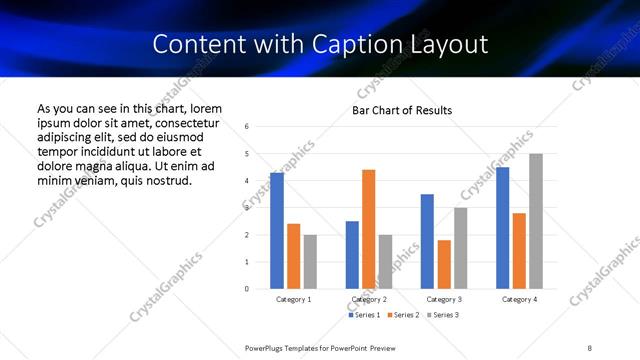 Content with Caption presentation slide layout