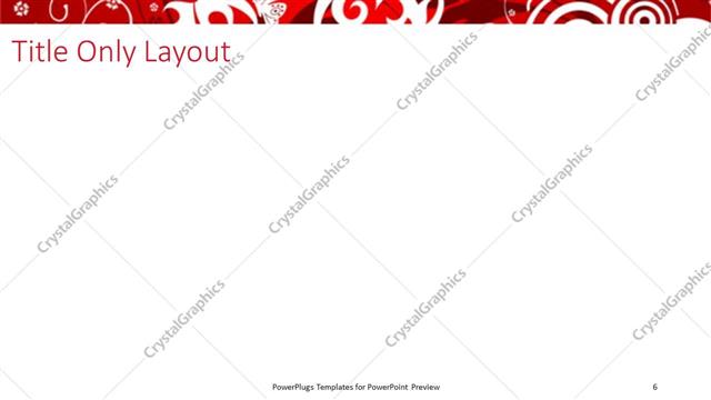 Title Only presentation slide layout