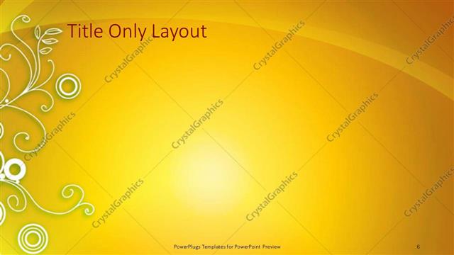 Title Only presentation slide layout