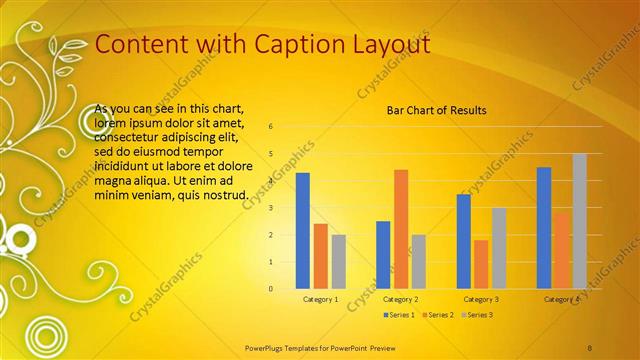Content with Caption presentation slide layout