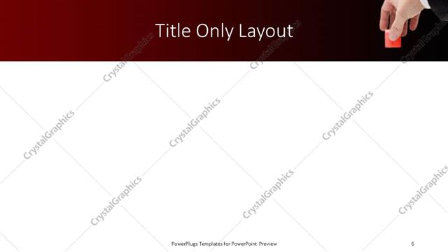 Title Only presentation slide layout