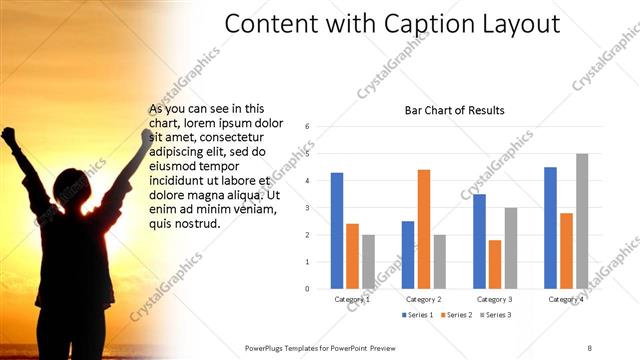 Content with Caption presentation slide layout