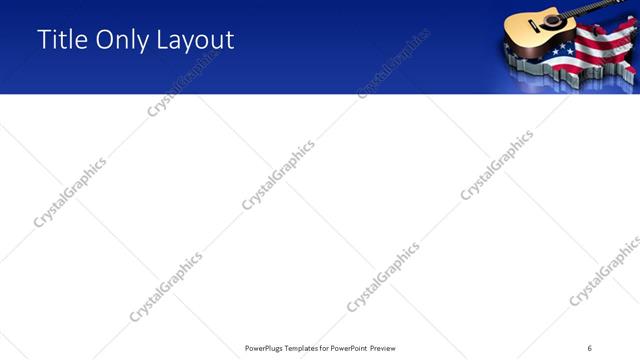 Title Only presentation slide layout