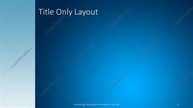 Title Only presentation slide layout
