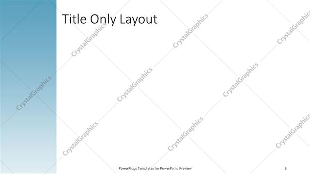 Title Only presentation slide layout