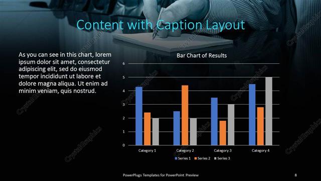 Content with Caption presentation slide layout