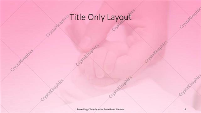 Title Only presentation slide layout