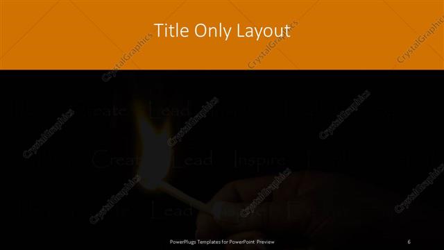 Title Only presentation slide layout