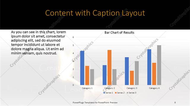 Content with Caption presentation slide layout