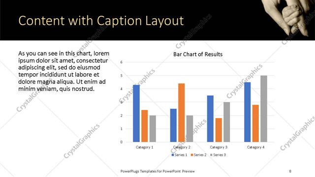 Content with Caption presentation slide layout