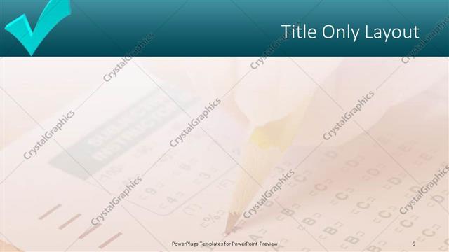 Title Only presentation slide layout