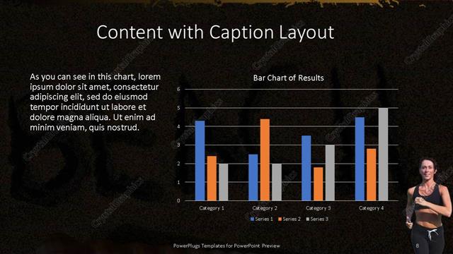 Content with Caption presentation slide layout