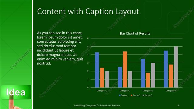 Content with Caption presentation slide layout