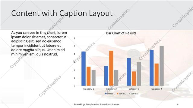 Content with Caption presentation slide layout