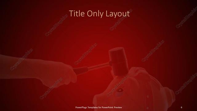 Title Only presentation slide layout